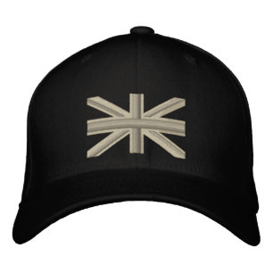 Nebel Union Jack Flagge England Swag Stickerei Bestickte Kappe