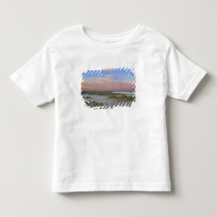 Nebel vom Little Missouri River hängt in der Kleinkind T-shirt