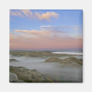 Nebel vom Little Missouri River hängt in der Magnet