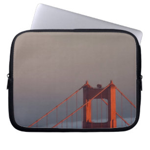 Nebel zieht durch die Bucht von San Francisco und  Laptopschutzhülle
