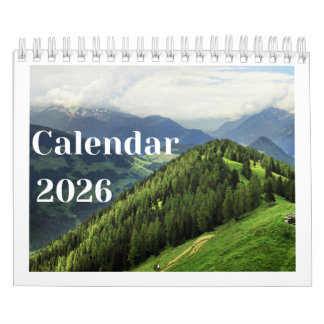 Nebelberge 2026 Wandkalender | Natur Nebel