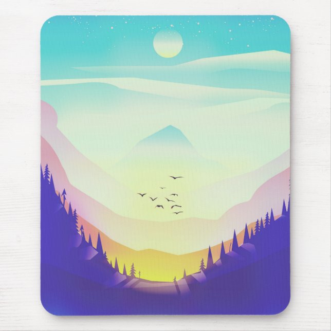 Nebelberge Mousepad (Vorne)