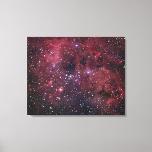 Nebelfleck der Emissions-IC410 im Auriga Leinwanddruck