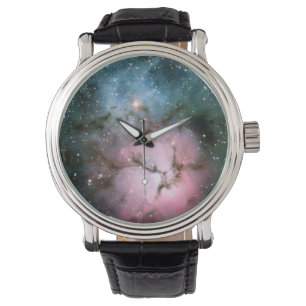 Nebelfleck hat coolen Naturraum Galaxie-Hipster Armbanduhr