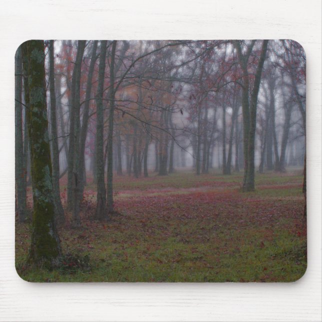 Nebelhaftes Holz Mousepad (Vorne)