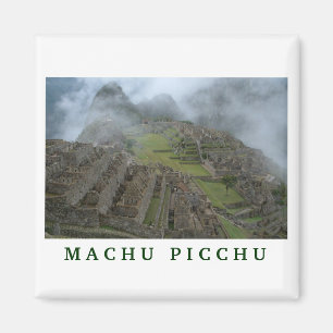 "Nebelhaftes Machu Picchu" Magnet