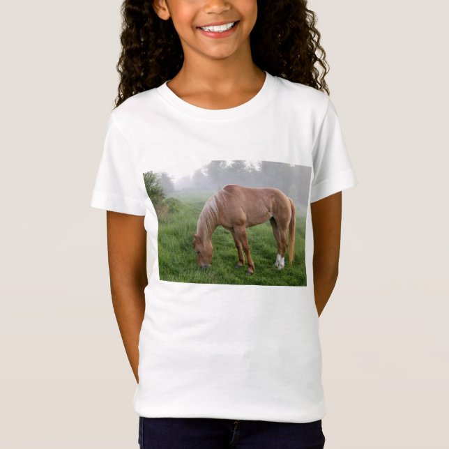 Nebelhaftes Morgen-Stuten-T-Shirt T-Shirt (Vorderseite)