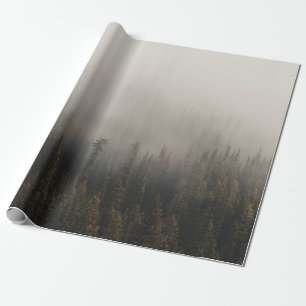 NEBELIGE KIEFERN GESCHENKPAPIER