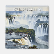 Nebeliger Iguazú-Wasserfall Argentinien