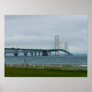 Nebeliger Mighty Mac Poster