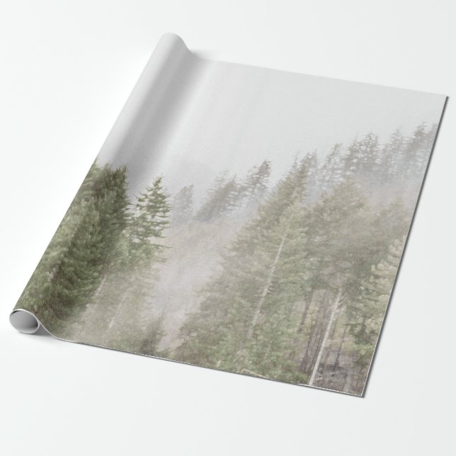 Nebelkiefern Geschenkpapier (Ungerollt)