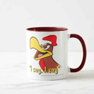 Nebelkrähe schaut hoch tasse