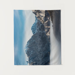 Nebelmeer und schneebedeckte Berge Wandteppich