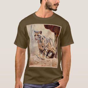 Nebelparder Bild Natur T-Shirt