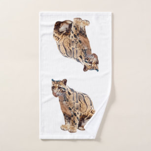 Nebelparder-Foto Dschungel große Katze Tier   Handtuch