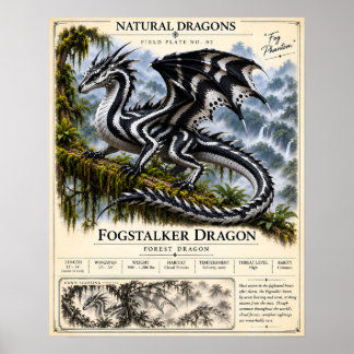 Nebelstalker-Feldplatte Poster