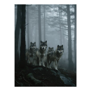 Nebelwald-Wolfpack Poster