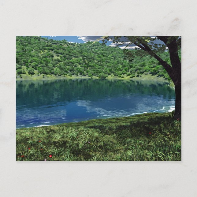 Neben Deep Waters Postkarte (Vorderseite)