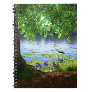 Neben dem Stillstand Water Notebook Notizblock