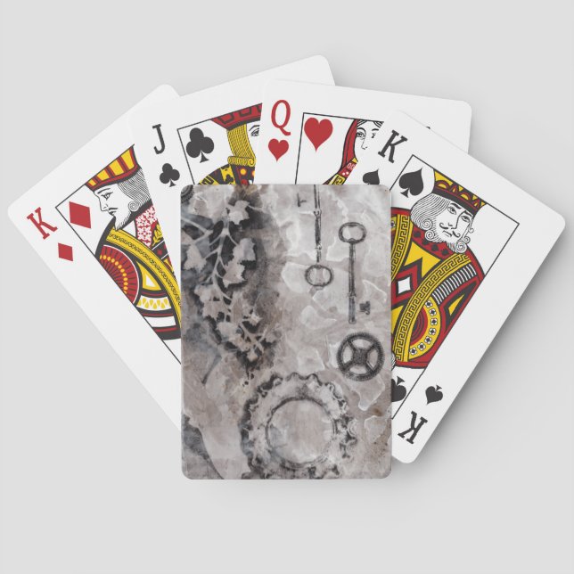 Nebeneinanderstellung II Spielkarten (Rückseite)