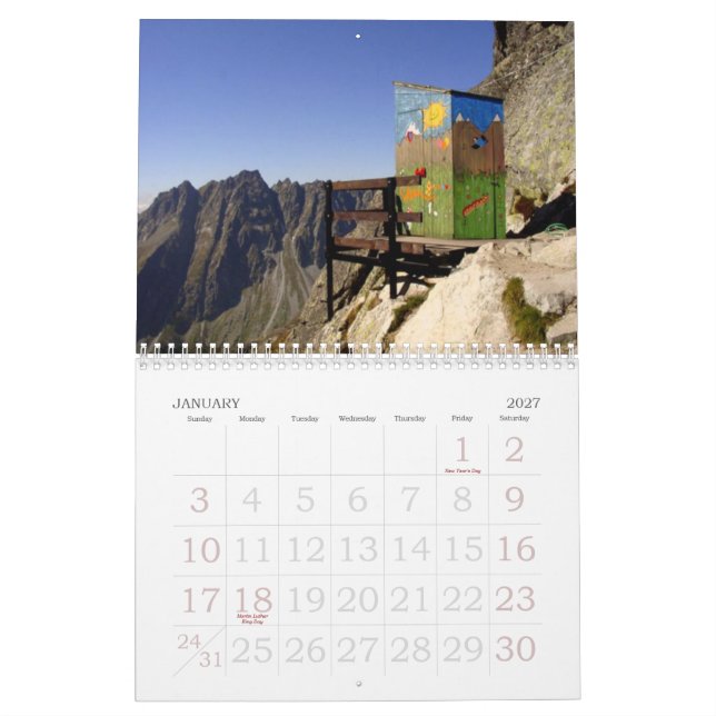 Nebengebäude-Wandkalender Kalender (Jan 2027)