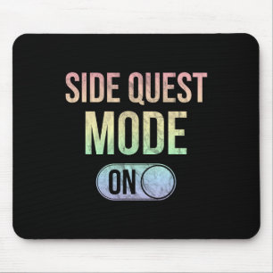 Nebenquest-Modus aktiviert - Lustiger Rave-Edm-Fes Mousepad