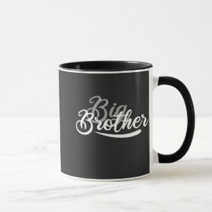 nebensächliches graues, weißes, großes Bruderde Tasse