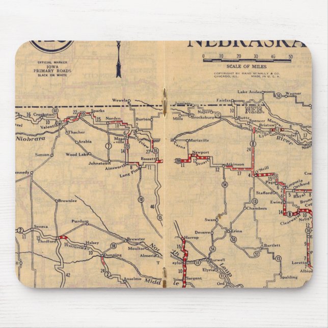 Nebraska 2 mousepad (Vorne)
