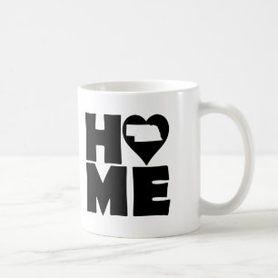 Nebraska Accueil Coeur État Mug ou Mug Voyage