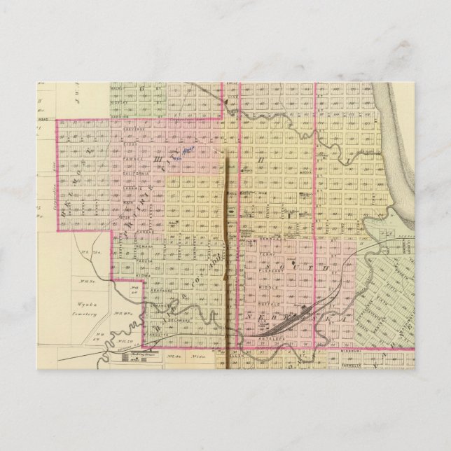 Nebraska City, Nebraska Postkarte (Vorderseite)