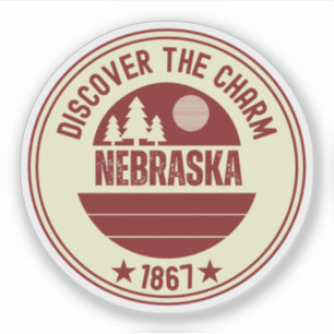 Nebraska Cornhusker State Geschenk  Aufkleber