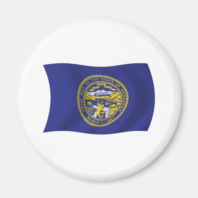 Nebraska Flag Magnet (Vorne)
