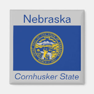 Nebraska Flag Magnet