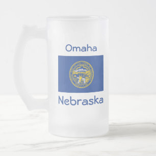 Nebraska Flag Map City Tasse