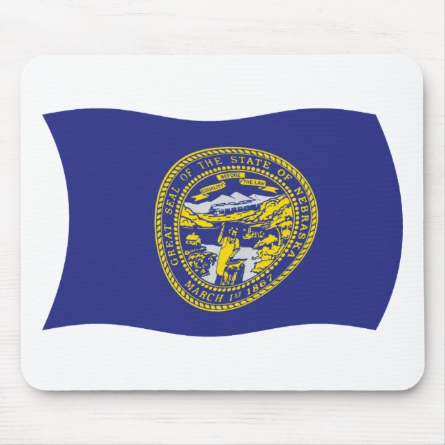 Nebraska Flag Mousepad (Vorne)