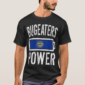 Nebraska-Flagge Bugeaters Power Batterie Stolz Mäd T-Shirt
