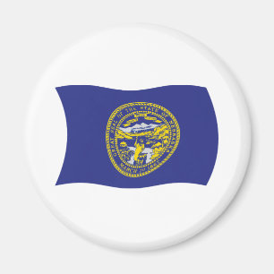 Nebraska-Flaggenmagnet Magnet