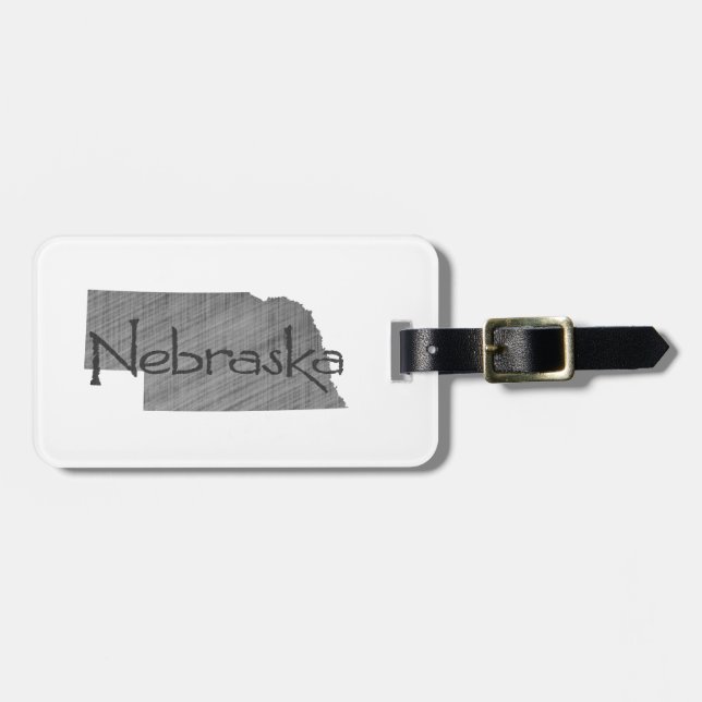 Nebraska Gepäckanhänger (Vorderseite horizontal)