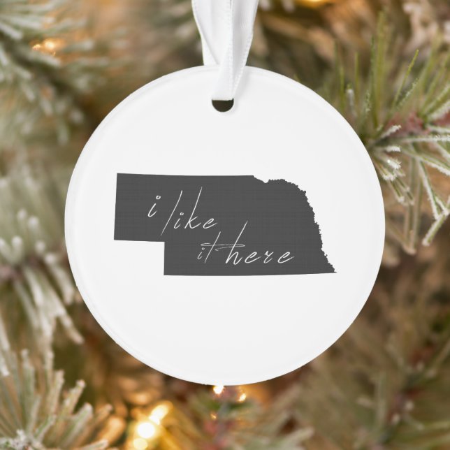 Nebraska I mögen es hier Ornament (Baum)