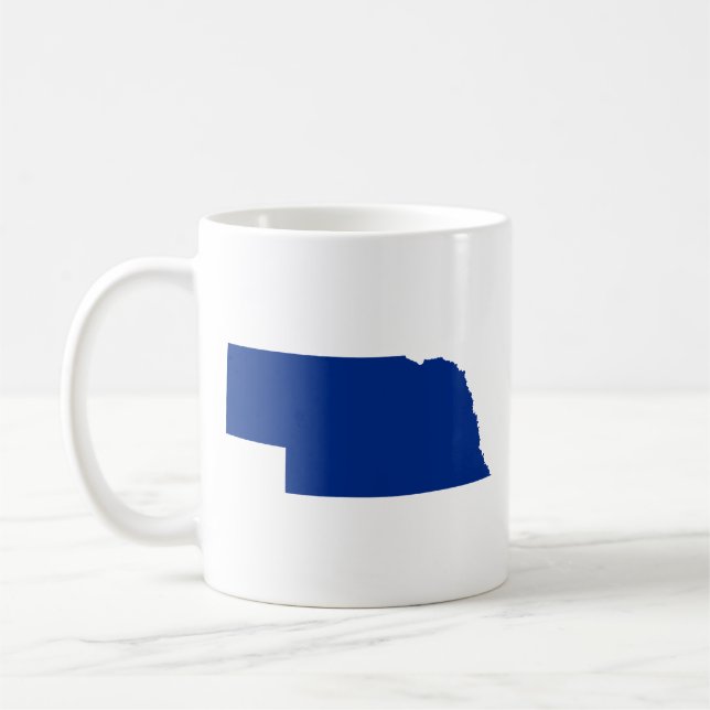 Nebraska in Blau Kaffeetasse (Links)