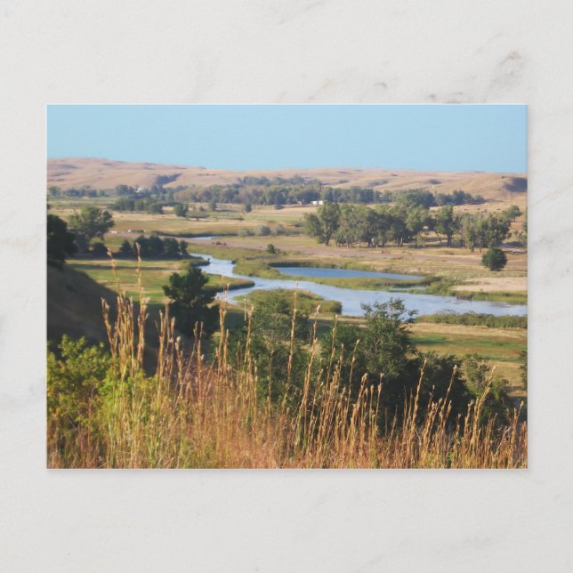 Nebraska Landscape Postkarte (Vorderseite)