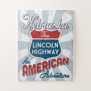 Nebraska Lincoln Highway Vintag Amerika