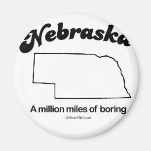 NEBRASKA - "NEBRASKA-STAATS-MOTTO" T - Shirts und Magnet