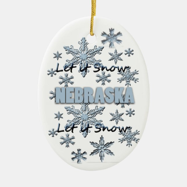 Nebraska Noël Ornement (Devant)