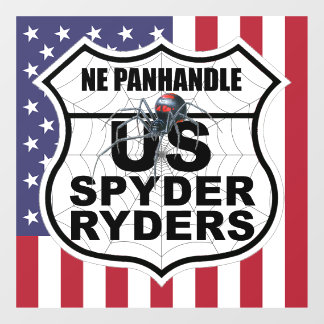 Nebraska Panhandle Chapter - Aufkleber Flagge & Lo