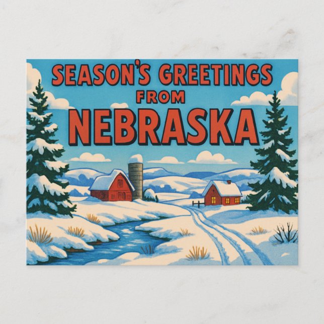 NEBRASKA Postcard Postkarte (Vorderseite)
