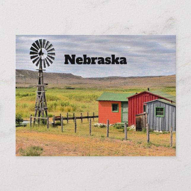 Nebraska Postcard Postkarte (Vorderseite)