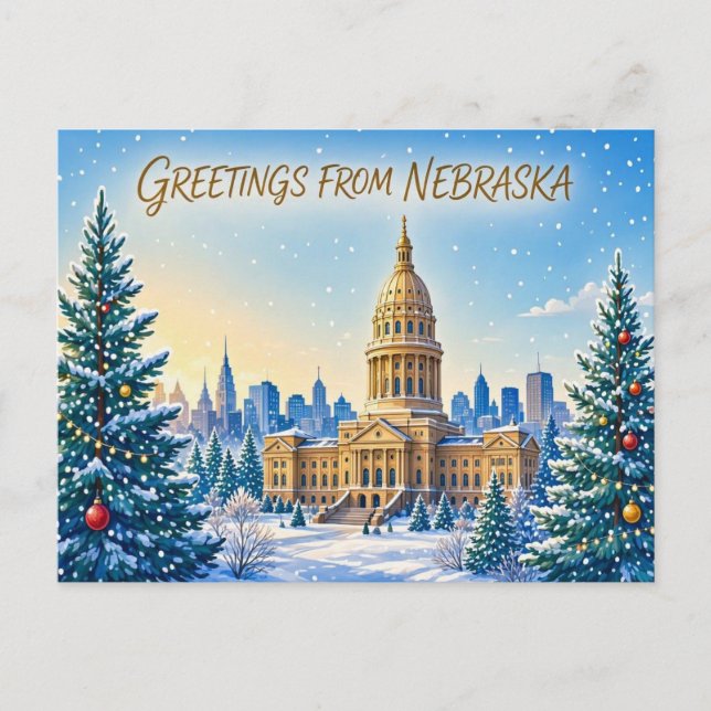 NEBRASKA Postkarte (Vorderseite)