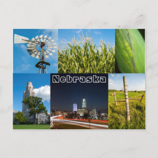 Nebraska Postkarte
