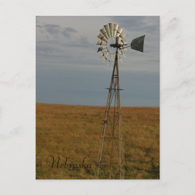 Nebraska Postkarte (Vorderseite)